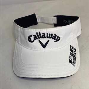 Callaway White and Black Golf Visor